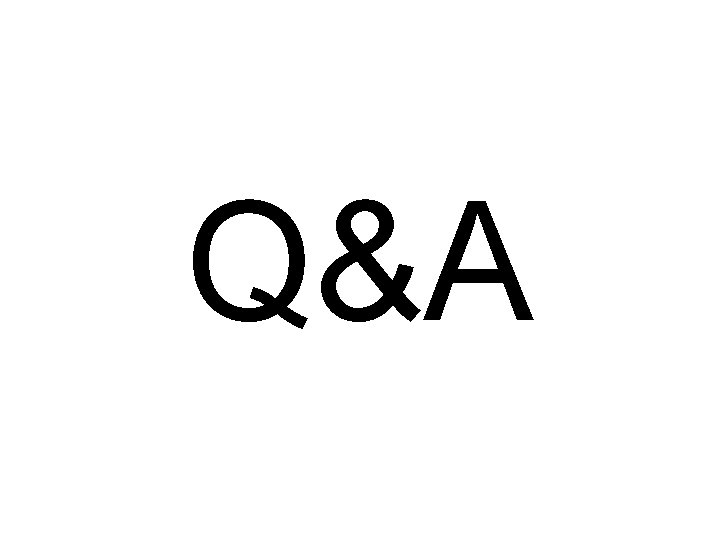 Q&A 