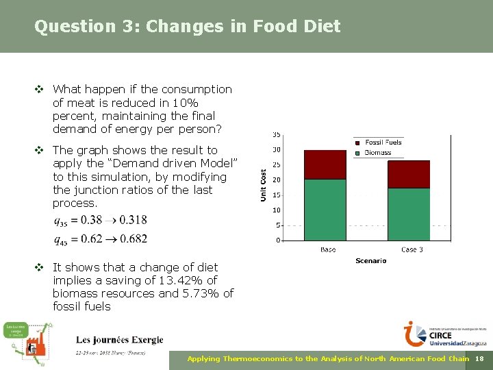 Question 3: Changes in Food Diet v What happen if the consumption of meat