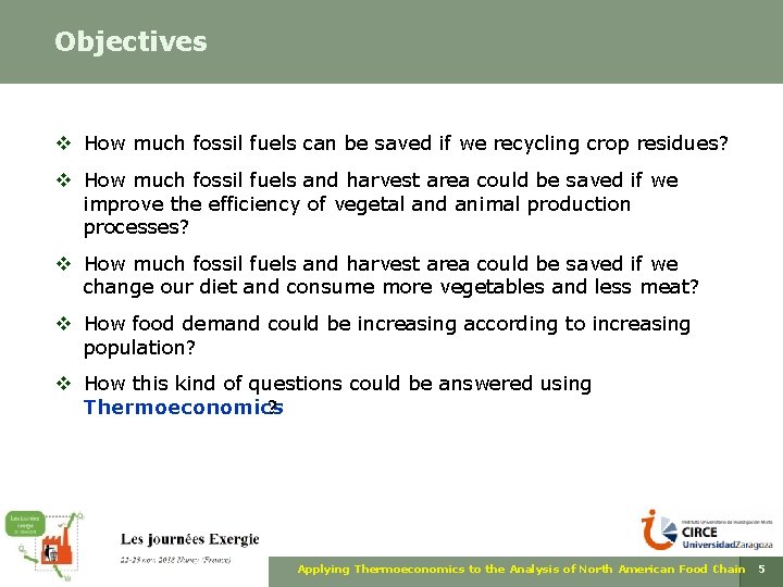 Objectives v How much fossil fuels can be saved if we recycling crop residues?