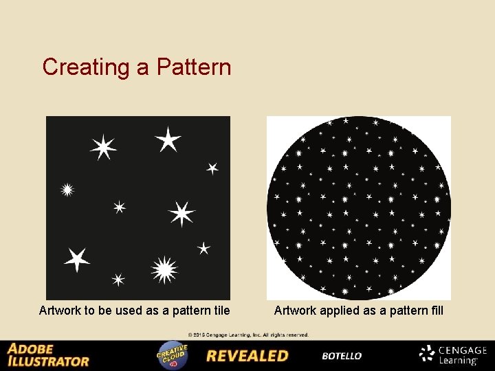 Creating a Pattern Artwork to be used as a pattern tile Artwork applied as