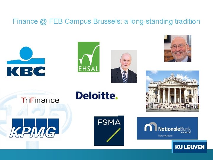 Finance @ FEB Campus Brussels: a long-standing tradition 