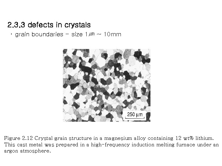 2. 3. 3 defects in crystals ･ grain boundaries - size 1㎛ ~ 10