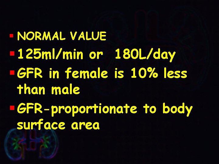 Formation of urine 1 Specific learning objectives Steps