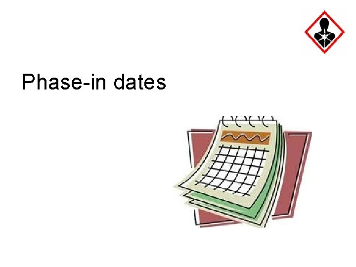 Phase-in dates 