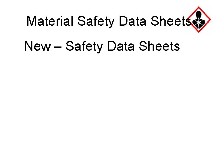 Material Safety Data Sheets New – Safety Data Sheets 