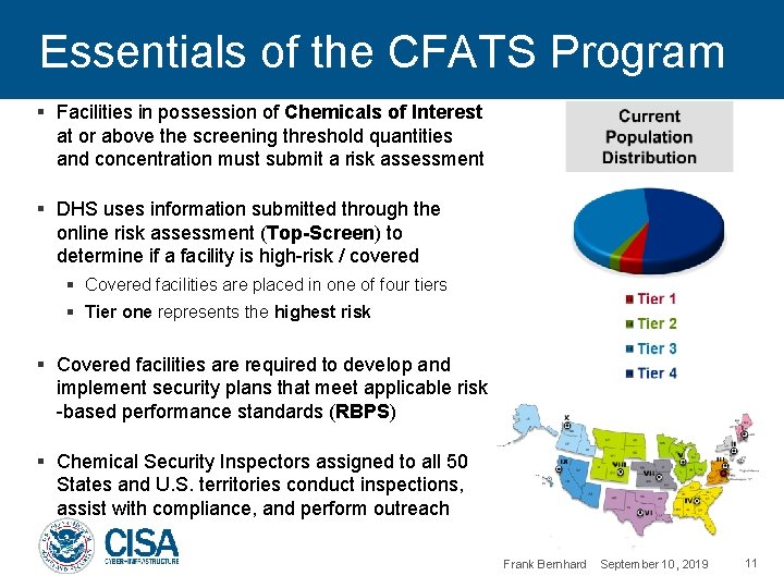 Essentials of the CFATS Program § Facilities in possession of Chemicals of Interest at