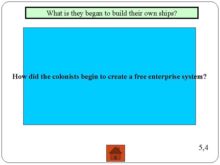 What is they began to build their own ships? How did the colonists begin