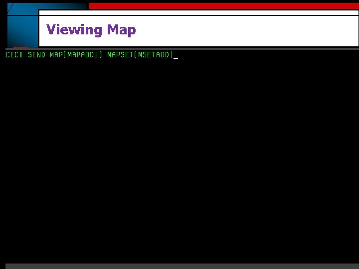 Viewing Map 