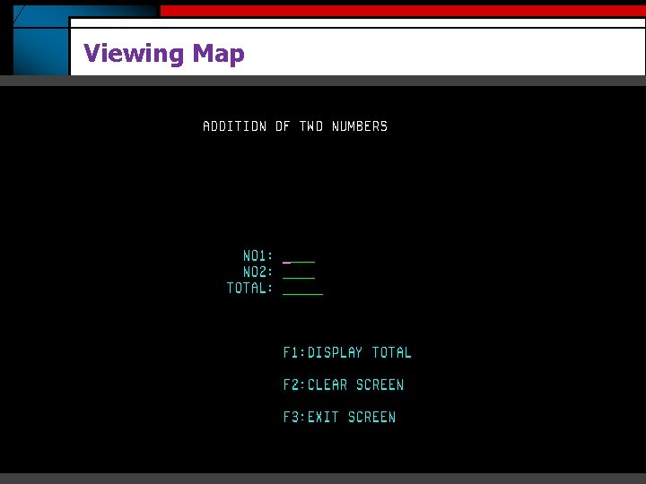 Viewing Map 
