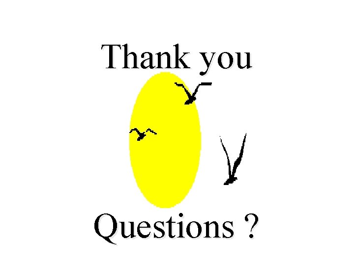 Thank you Questions ? 