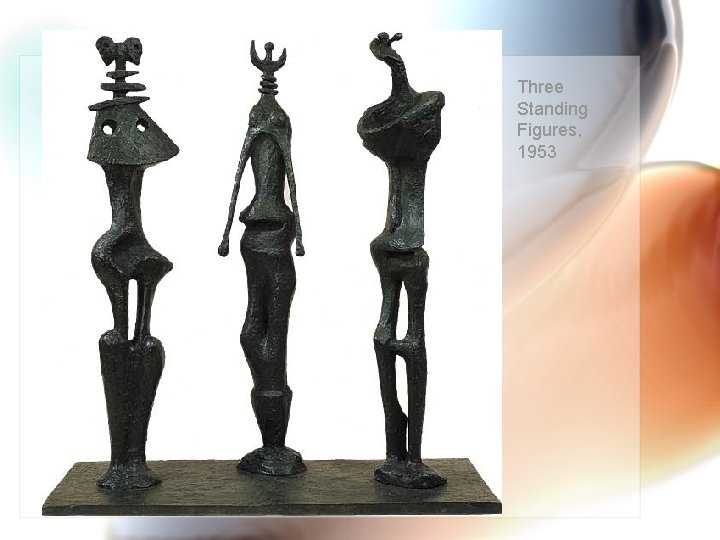Three Standing Figures, 1953 