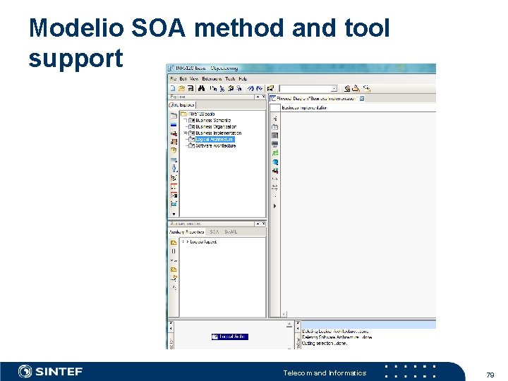 Modelio SOA method and tool support Telecom and Informatics 79 