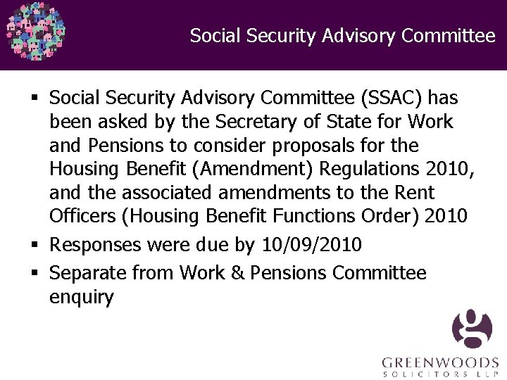 Social Security Advisory Committee § Social Security Advisory Committee (SSAC) has been asked by Social Security Advisory Committee § Social Security Advisory Committee (SSAC) has been asked by