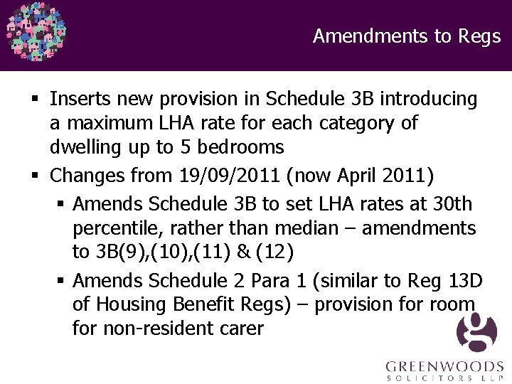 Amendments to Regs § Inserts new provision in Schedule 3 B introducing a maximum