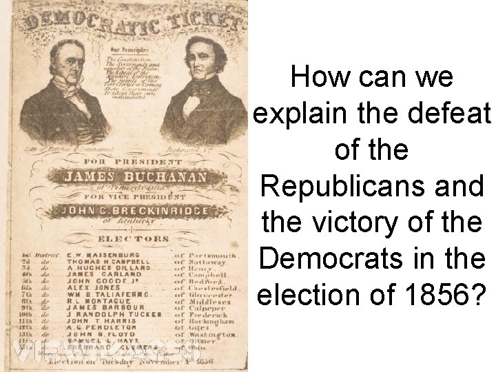 How can we explain the defeat of the Republicans and the victory of the