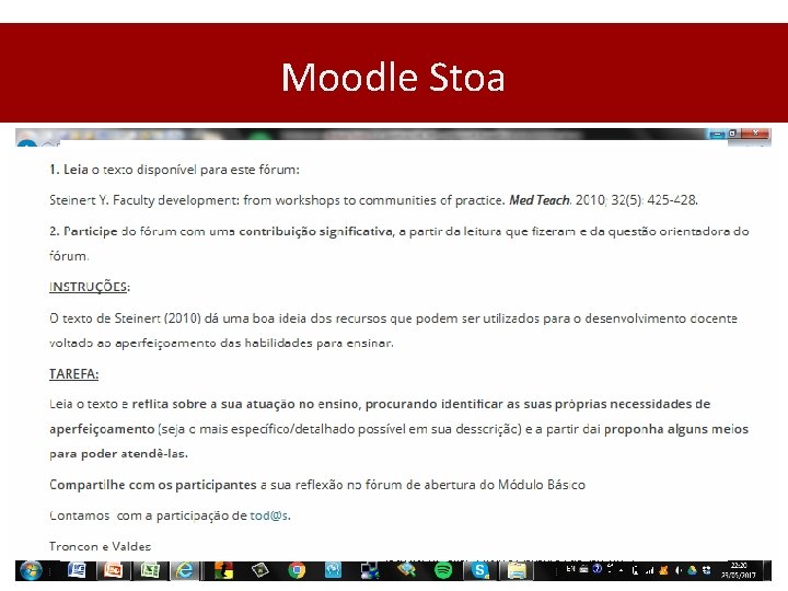 Moodle Stoa 