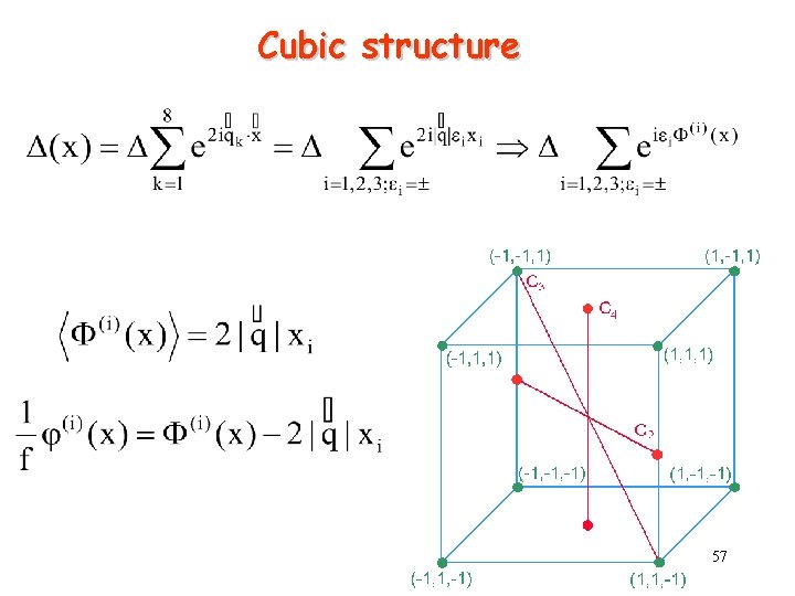 Cubic structure 57 