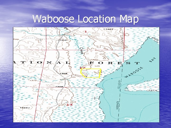 Waboose Location Map 