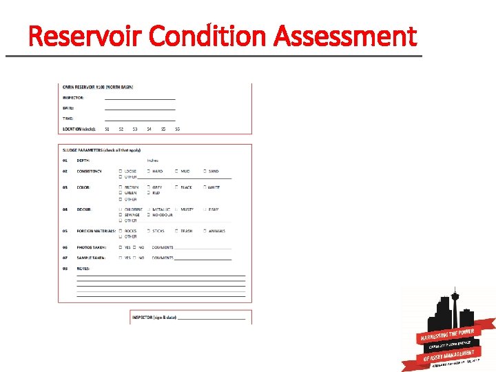 Reservoir Condition Assessment 