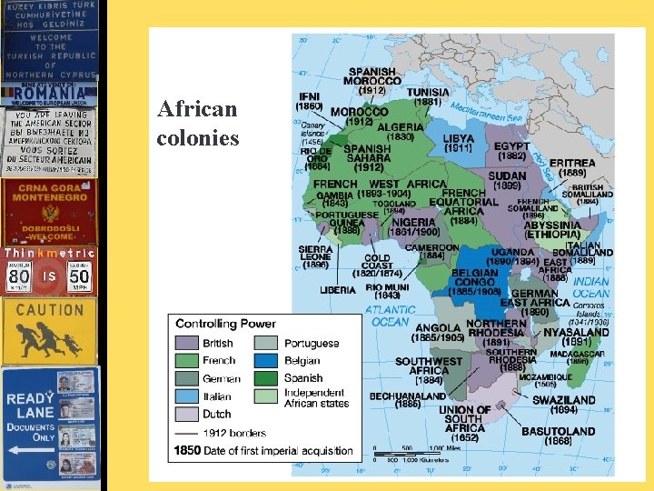 African colonies 