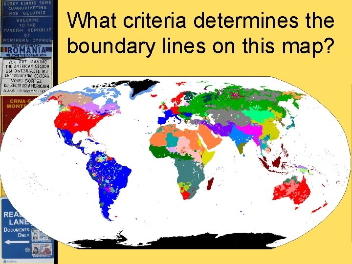 What criteria determines the boundary lines on this map? 