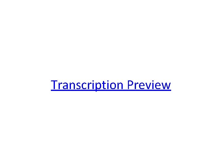 Transcription Preview 