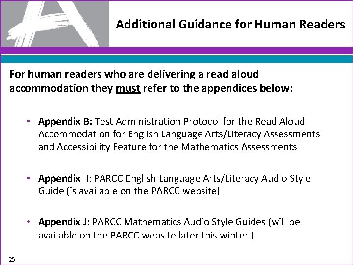 Additional Guidance for Human Readers For human readers who are delivering a read aloud