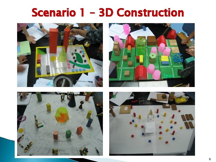 Scenario 1 – 3 D Construction 8 