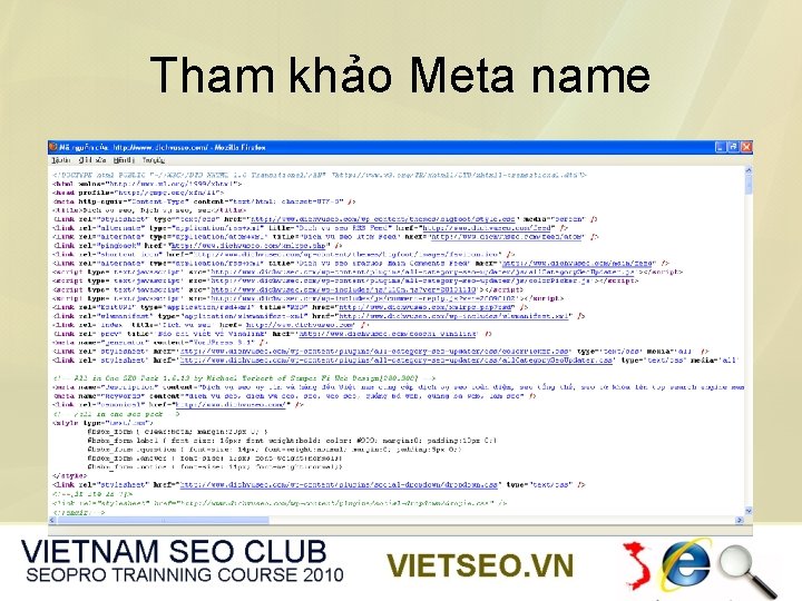 Tham khảo Meta name 