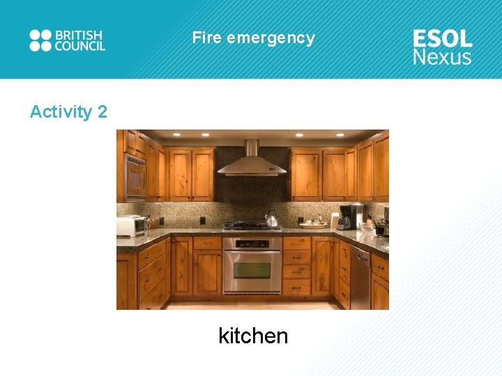 Fire emergency Activity 2 kitchen 