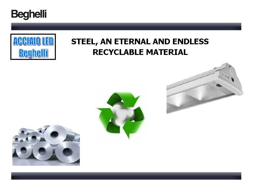 STEEL, AN ETERNAL AND ENDLESS RECYCLABLE MATERIAL 