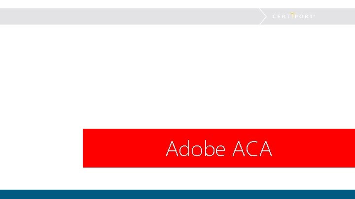Adobe ACA 