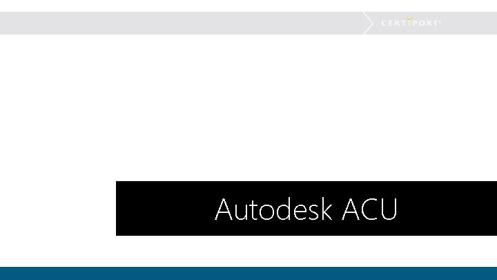 Autodesk ACU 