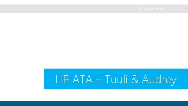 HP ATA – Tuuli & Audrey 