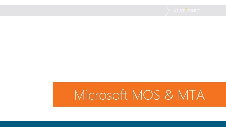 Microsoft MOS & MTA 