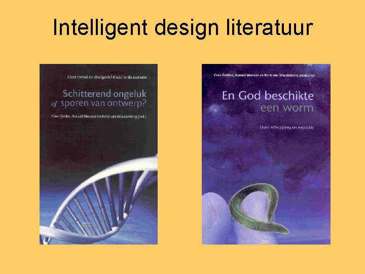 Intelligent design literatuur 
