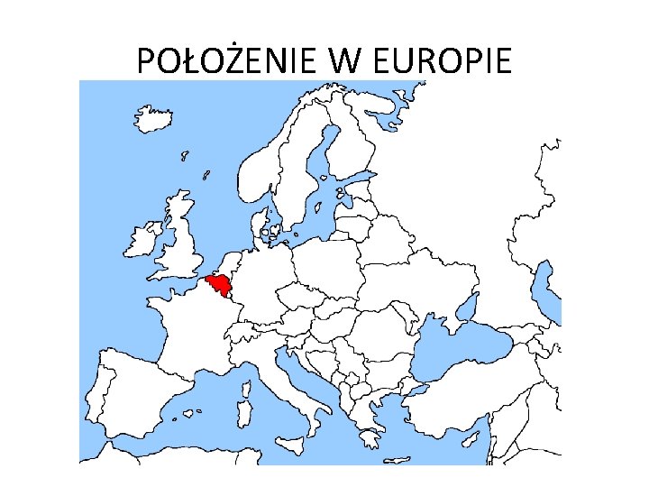 POŁOŻENIE W EUROPIE 