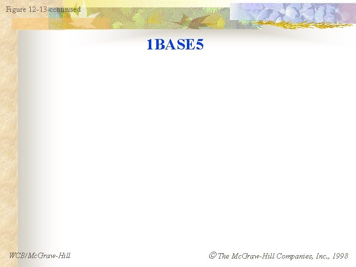 Figure 12 -13 -continued 1 BASE 5 WCB/Mc. Graw-Hill The Mc. Graw-Hill Companies, Inc.