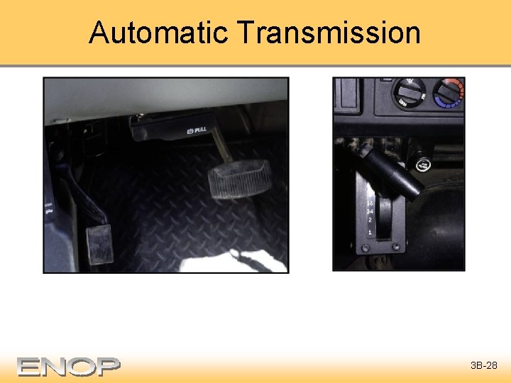 Automatic Transmission 3 B-28 