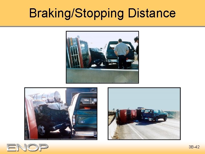 Braking/Stopping Distance 3 B-42 