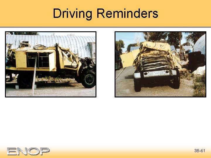 Driving Reminders 3 B-61 