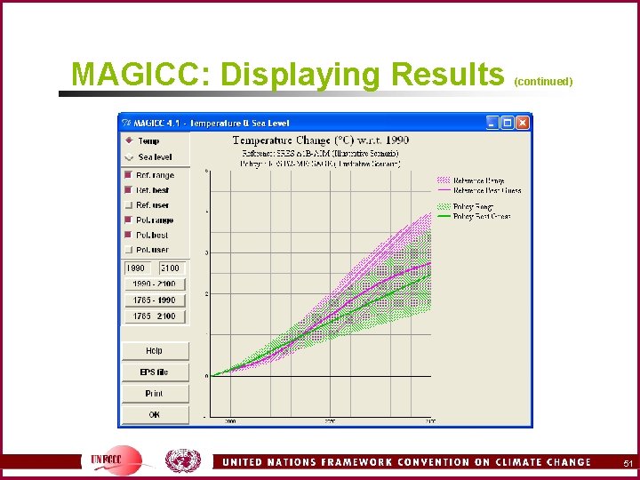 MAGICC: Displaying Results (continued) 51 