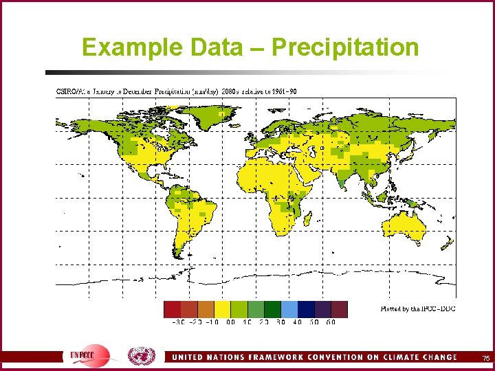 Example Data – Precipitation 75 