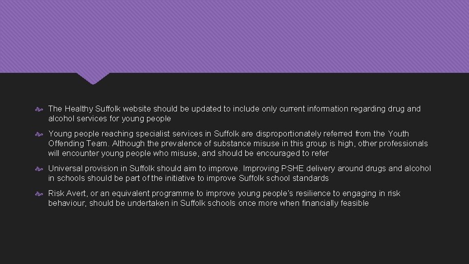  The Healthy Suffolk website should be updated to include only current information regarding