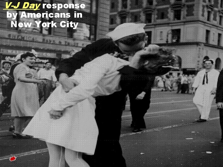 V-J Day response by Americans in New York City 