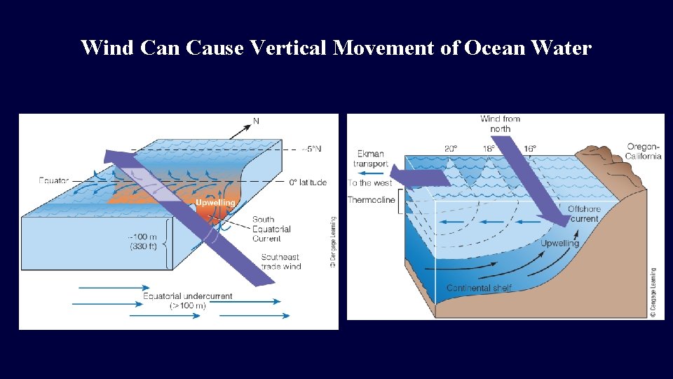 Wind Can Cause Vertical Movement of Ocean Water 