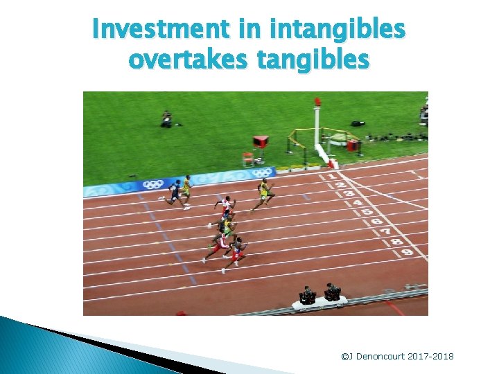 Investment in intangibles overtakes tangibles ©J Denoncourt 2017 -2018 