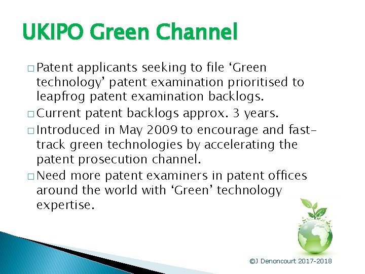 UKIPO Green Channel � Patent applicants seeking to file ‘Green technology’ patent examination prioritised