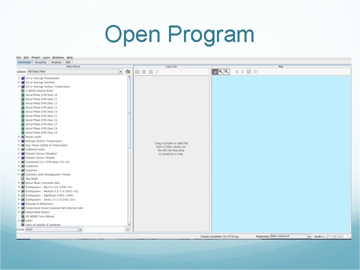 Open Program 