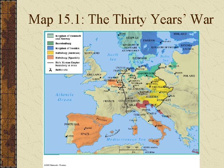 Map 15. 1: The Thirty Years’ War 